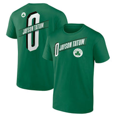Jayson Tatum Boston Celtics Full-Court Press Name & Number T-Shirt Green - NBA