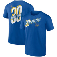 Stephen Curry Golden State Warriors Full-Court Press Name & Number T-Shirt Royal - NBA
