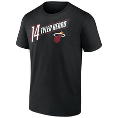 Tyler Herro Miami Heat Full-Court Press Name & Number T-Shirt Black - NBA