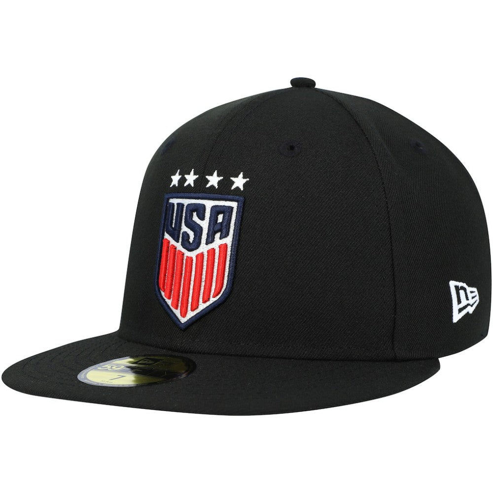 USWNT New Era Team Basic 59FIFTY Fitted Hat Black | New Era discount