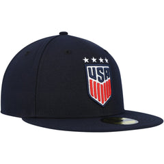 USWNT New Era Team Basic 59FIFTY Fitted Hat Navy | New Era discount