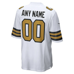 New Orleans Saints Alternate Custom Game Jersey White | Nike for Sale