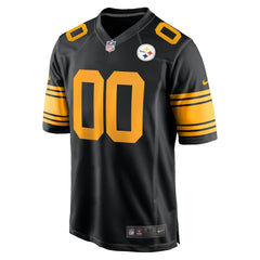 Pittsburgh Steelers Alternate Custom Game Jersey Black | Nike for Sale