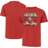 San Francisco 49ers '47 Faithful to the Bay Regional Franklin T-Shirt Scarlet | 47 brand
