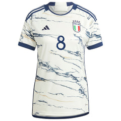 Jorginho Italy National Team Women's 2023 Away Replica Jersey White | Adidas discount