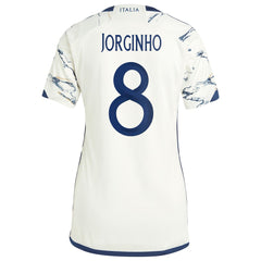 Jorginho Italy National Team Women's 2023 Away Replica Jersey White | Adidas discount