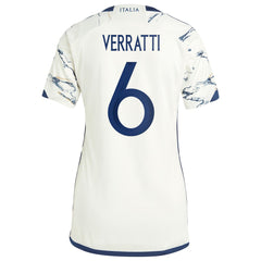 Marco Verratti Italy National Team Women's 2023 Away Replica Jersey White | Adidas Online