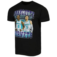LaMelo Ball & Terry Rozier Charlotte Hornets Stadium Essentials Unisex Player Duo T-Shirt Black - NBA