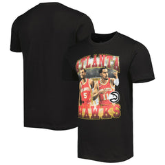 Trae Young & Dejounte Murray Atlanta Hawks Stadium Essentials Unisex Player Duo T-Shirt Black - NBA