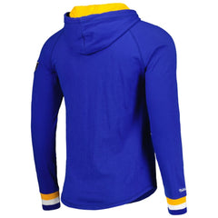 St. Louis Blues Mitchell & Ness Legendary Slub Hoodie Long Sleeve T-Shirt - Blue - NHL