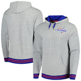 Washington Capitals Mitchell & Ness Classic French Terry Pullover Hoodie - Heather Gray - NHL