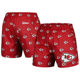 Kansas City Chiefs Pro Standard Allover Print Mini Logo Shorts Red | NFL