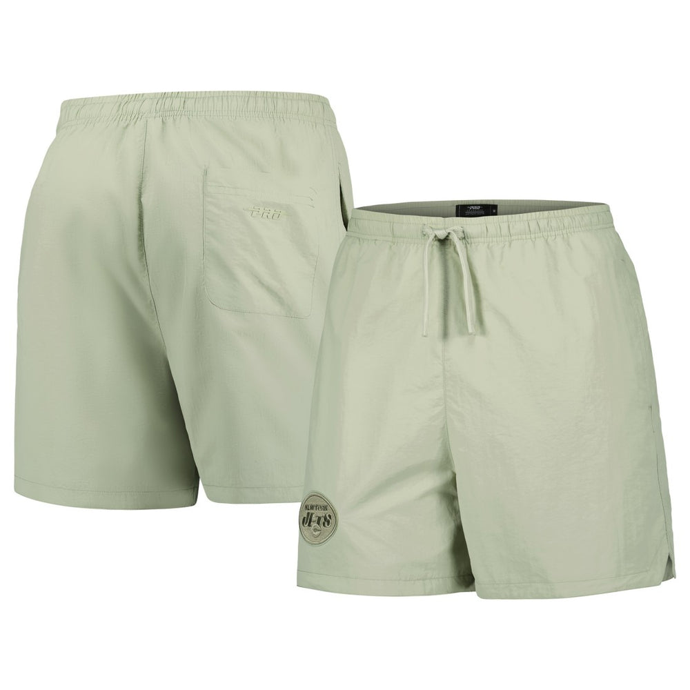 New York Jets Pro Standard Neutrals 2.0 Woven Shorts Light Green | NFL