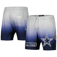 Dallas Cowboys Pro Standard Ombre Mesh Shorts Navy/Silver | NFL