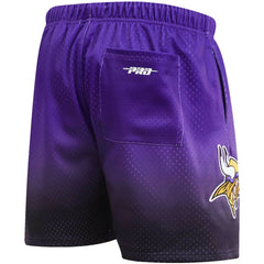 Minnesota Vikings Pro Standard Ombre Mesh Shorts Black/Purple | NFL