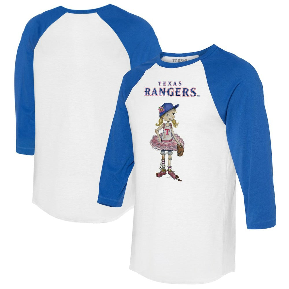 Texas Rangers Tiny Turnip Women's Babes 3/4-Sleeve Raglan T-Shirt - MLB