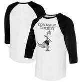 Colorado Rockies Tiny Turnip Women's Bronto 3/4-Sleeve Raglan T-Shirt - MLB