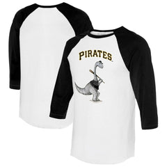 Pittsburgh Pirates Tiny Turnip Women's Bronto 3/4-Sleeve Raglan T-Shirt - MLB