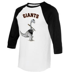 San Francisco Giants Tiny Turnip Women's Bronto 3/4-Sleeve Raglan T-Shirt - MLB