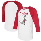 Philadelphia Phillies Tiny Turnip Women's Bronto 3/4-Sleeve Raglan T-Shirt - MLB