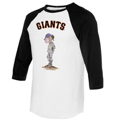 San Francisco Giants Tiny Turnip Women's Bubbles 3/4-Sleeve Raglan T-Shirt - MLB