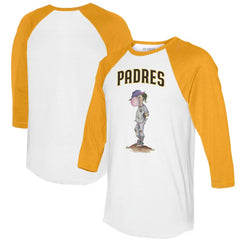 San Diego Padres Tiny Turnip Women's Bubbles 3/4-Sleeve Raglan T-Shirt - MLB