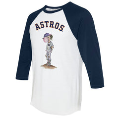 Houston Astros Tiny Turnip Women's Bubbles 3/4-Sleeve Raglan T-Shirt - MLB