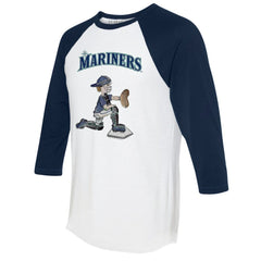 Seattle Mariners Tiny Turnip Women's Caleb 3/4-Sleeve Raglan T-Shirt - MLB