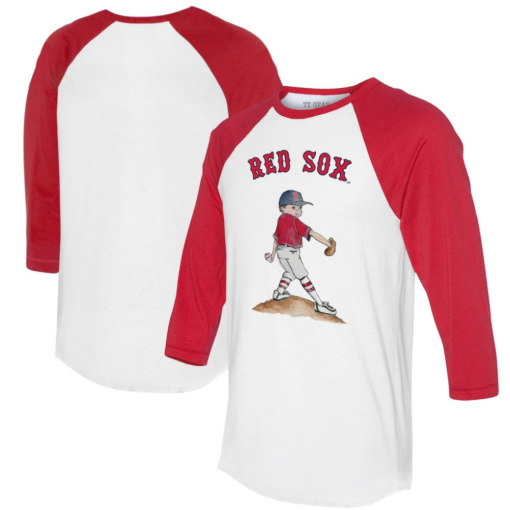 Boston Red Sox Tiny Turnip Women's Clemente 3/4-Sleeve Raglan T-Shirt - MLB