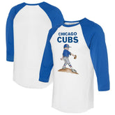 Chicago Cubs Tiny Turnip Women's Clemente 3/4-Sleeve Raglan T-Shirt - MLB