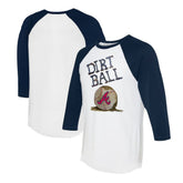 Atlanta Braves Tiny Turnip Women's Dirt Ball 3/4-Sleeve Raglan T-Shirt - MLB