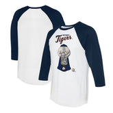 Detroit Tigers Tiny Turnip Women's Gumball Machine 3/4-Sleeve Raglan T-Shirt - MLB