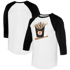 San Francisco Giants Tiny Turnip Women's Hot Bats 3/4-Sleeve Raglan T-Shirt - MLB