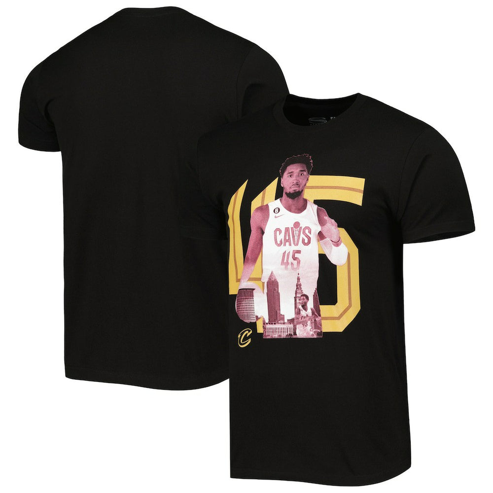 Donovan Mitchell Cleveland Cavaliers Stadium Essentials Player Metro T-Shirt Black - NBA