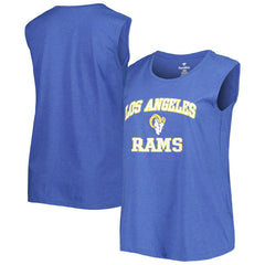 Los Angeles Rams Women's Plus Size Tank Top Royal | Fanatics