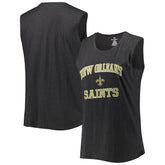 New Orleans Saints Women's Plus Size Tank Top Heather Charcoal | Fanatics