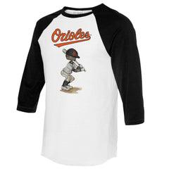 Baltimore Orioles Tiny Turnip Women's James 3/4-Sleeve Raglan T-Shirt - MLB