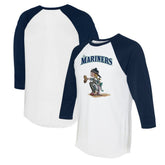 Seattle Mariners Tiny Turnip Women's Kate 3/4-Sleeve Raglan T-Shirt - MLB
