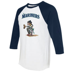 Seattle Mariners Tiny Turnip Women's Kate 3/4-Sleeve Raglan T-Shirt - MLB