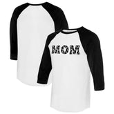 Chicago White Sox Tiny Turnip Women's Logo Mom 3/4-Sleeve Raglan T-Shirt - MLB