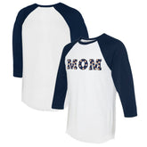 Houston Astros Tiny Turnip Women's Logo Mom 3/4-Sleeve Raglan T-Shirt - MLB