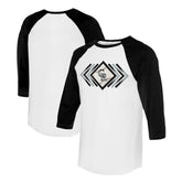 Colorado Rockies Tiny Turnip Women's Prism Arrows 3/4-Sleeve Raglan T-Shirt - MLB