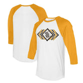 San Diego Padres Tiny Turnip Women's Prism Arrows 3/4-Sleeve Raglan T-Shirt - MLB