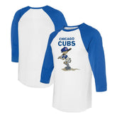 Chicago Cubs Tiny Turnip Women's Slugger 3/4-Sleeve Raglan T-Shirt - MLB