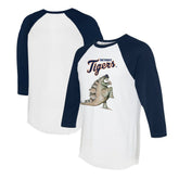 Detroit Tigers Tiny Turnip Unisex Stega 3/4-Sleeve Raglan T-Shirt - MLB