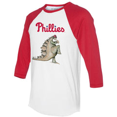 Philadelphia Phillies Tiny Turnip Unisex Stega 3/4-Sleeve Raglan T-Shirt - MLB