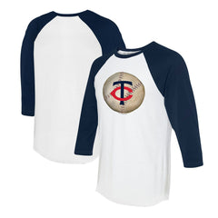 Minnesota Twins Tiny Turnip Unisex Stitched Baseball 3/4-Sleeve Raglan T-Shirt - MLB