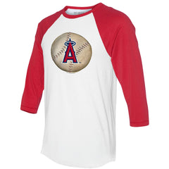 Los Angeles Angels Tiny Turnip Unisex Stitched Baseball 3/4-Sleeve Raglan T-Shirt - MLB