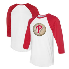 Philadelphia Phillies Tiny Turnip Unisex Stitched Baseball 3/4-Sleeve Raglan T-Shirt - MLB