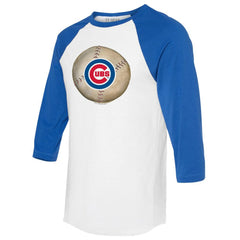 Chicago Cubs Tiny Turnip Unisex Stitched Baseball 3/4-Sleeve Raglan T-Shirt - MLB